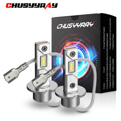 For Subaru Impreza 2002 2003 H3 LED DRL Bulbs Fog Driving Light 6000K White - Image 1 of 4