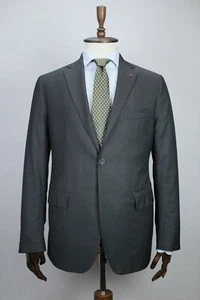 SARTORIA PANTENOPEA Grey Striped WOOL Blazer Jacket Sport Coat 52IT 42US/UK - Picture 1 of 11