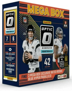 2024 Panini Donruss Optic Mega Football Blue Hyper Parallels Sealed - Picture 1 of 1