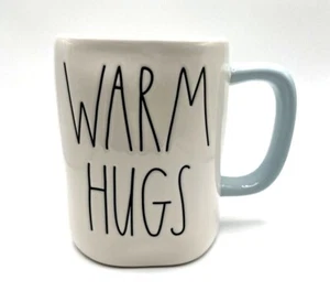 RAE DUNN DISNEY TASSE WARM HUGS DISNEY FROZEN OLAF DOPPELSEITIG BLAU MUG - Bild 1 von 7