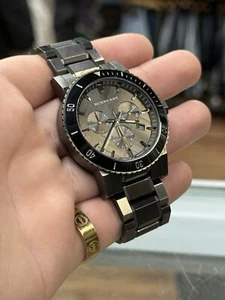 Orologio Uomo Burberry The City BU9381 Cronografo Acciaio Inox Swiss Made - Foto 1 di 11