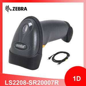 Zebra Symbol Motorola LS2208-SR20007R 1D Wired Barcode Scanner with USB Cable