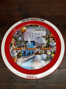 1982 Worlds Fair Coca Cola Tray - Knoxville,  Tn - Picture 1 of 2