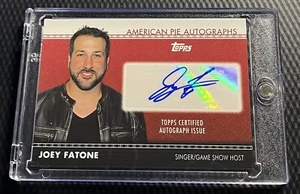 2011 Topps American Pie Auto Joey Fatone Dancing with Stars Celebrity Autograph - Picture 1 of 3