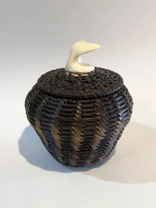 Alaskan Inupiat Basket by James Omnik - Picture 1 of 7