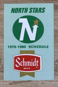 1979-80 Minnesota North Stars Hockey Schedule - Picture 1 of 2