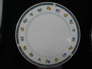 Anchor Hocking Savannah Piatto (s) Blu Giallo Fiori - Foto 1 di 2