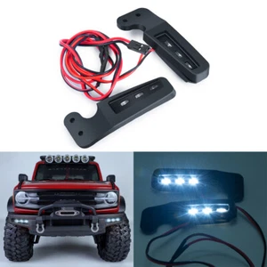 1 pieza de luces de barra de luz de foco incorporadas para luz de parachoques del cuerpo frontal TRX4 Bronco - Imagen 1 de 8