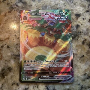 Rillaboom VMAX 023/264 Swsh08: Fusion Strike Holo - Picture 1 of 2
