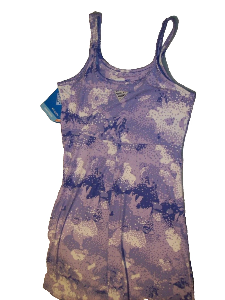 Columbia PFG Women's XS Extra Small Freezer III Dress Violet Sea Foam Floral