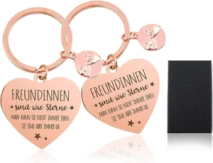 Freundinnen Geschenke Schlüsselanhänger für Beste Freundin Schlüsselanhänger, Ko - Bild 1 von 7