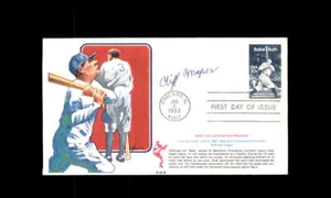 Cliff Mapes JSA Signed FDC 1983 First Day Cover Cache Babe Ruth Autograph - Picture 1 of 3
