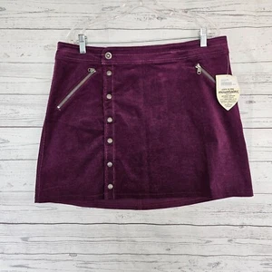 Kuhl Damen Cord Rock Gr. 14 Lila Reißverschluss Taschen Baumwollmischung - Bild 1 von 5