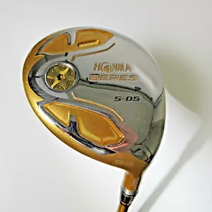 HONMA GOLF BERES S-05 3W Fairway Wood Flex-S 4STAR ARMRQ ∞48 With Headcover F/S - Picture 1 of 21