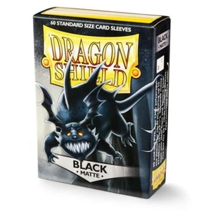 Dragon Shield Standard Sleeves - Matte Black (60 Sleeves) - Imagen 1 de 2