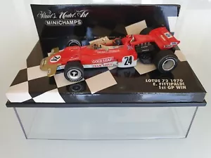 Minichamps scale 1:43 Lotus 72 1970 Emerson Fittipaldi - 1st GP Win - Foto 1 di 3
