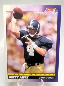 1991 Score #611 Brett Favre RC Southern Miss PACKERS HOF Rookie - Picture 1 of 2