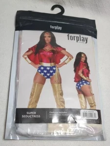 Foreplay Costumes Super Seductress Wonder Woman Sexy Superhero Costume Size S/M - Picture 1 of 6