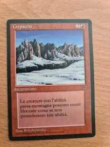 CREVASSE | LEGENDS | ITALIAN | MTG | LP/NM #035 - Picture 1 of 2