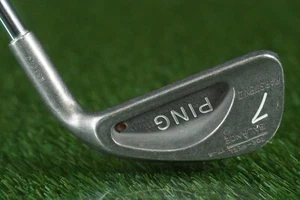 PING KARSTEN I 7 IRON BROWN DOT TOE HEEL BALANCE ZZ LITE STIFF FLEX RH 17° 4° - Picture 1 of 10