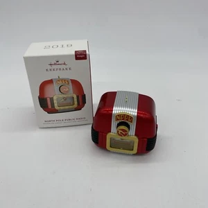 Hallmark Keepsake Ornament North Pole Public Radio Lights Up - Picture 1 of 7