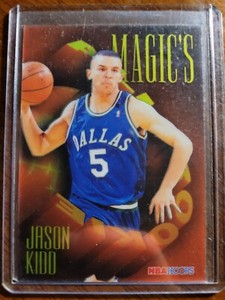 1994-95 NBA Hoops  Jason Kidd  MAGICS All-Rookie RC FOIL-TECH #FAR-2 Dallas 