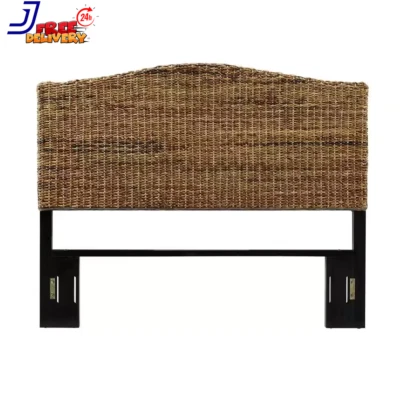 Cabecero Mueble Serena Madera Costera Queen Hoja Plátano Panel en Marrón Foto 1 de 4