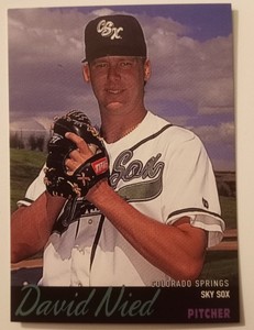 1996 Colorado Springs Sky Sox David Nied #24