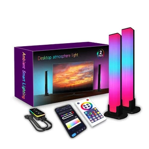 Smart WiFi LED Light Bars TV Backlight Gaming Music Sync for PC/TV Room Decor - Afbeelding 1 van 16