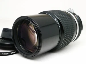 Excellent++, Nikon Ai NIKKOR 200mm F/4 Telephoto Prime Lens W/Cap From JAPAN - Picture 1 of 17