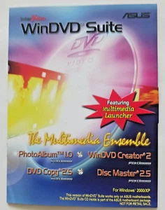 The Multimedia Ensemble WinDVD Suite Intervideo Asus PhotoAlbum 1.0/Disc Master - Picture 1 of 1