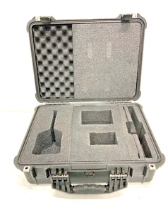 Pelican PSI Black Custom Foam Interior Insert Carrying Case 18" X 13" X 4" 14A - Picture 1 of 10