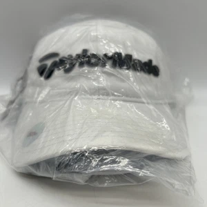 Sombrero de Golf Taylor Made Blanco Bordado Logo Correa Ajustable NUEVO - Imagen 1 de 11