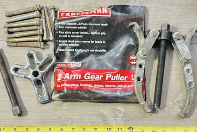 Nice Craftsman Reversible 2 Jaw Gear Puller 46903 + Harmonic Balancer 2 Tools - Image 1 of 4