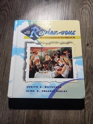Rendez-vous, 5th Fifth Edition An Invitation To French French Textbook - Image 1 of 4