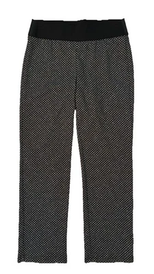 Zac & Rachel Pants Black White Geometric houndstooth Pull On Stretch size PM - Image 1 of 4