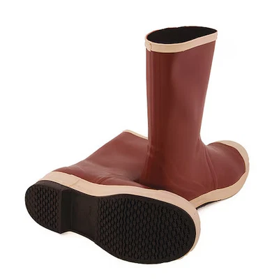 Tingley Mb924b Men's Pylon Mid Rubber Boots, Steel Toe, 12-1/2" Height, Brick - Image 1 of 2