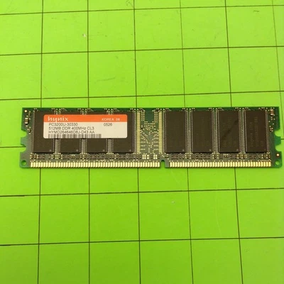 HYMD264646D8J-D43 Aa PC3200U-30330 512MB DDR-400 (PC-3200) PC-3200U RAM Memory - Image 1 of 3