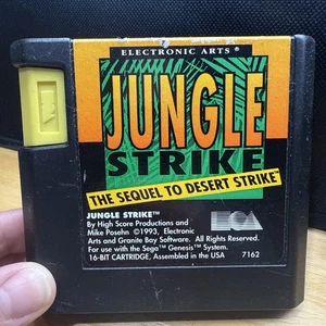 Jungle Strike Electronic Arts - Loose Cartridge (Sega Genesis, 1993) - Bild 1 von 8