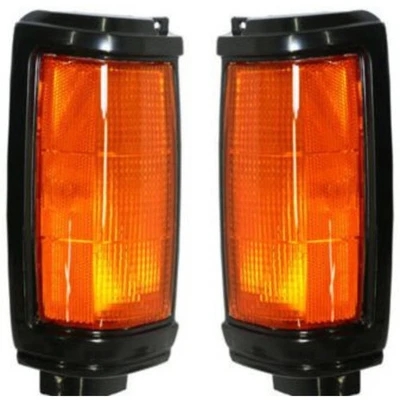 Luz de esquina para Dodge Ram 50 87-93 con juego de 2 molduras negras izquierda y derecha con bombillas Foto 1 de 4