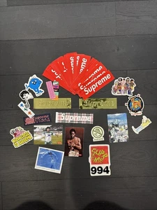 45 Supreme Stickers - 26 Red Logo - Burberry And Gold - Miscellaneous Others - Picture 1 of 1