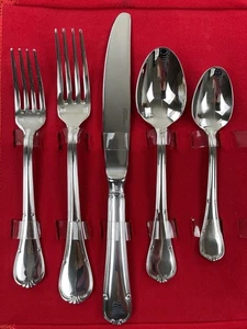 Sant Andrea DONIZETTI Stainless Flatware Place Setting 5 Pc Fork Spoon Knife - Picture 1 of 10