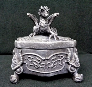 Resin Dragon on Hidden Storage Box - Picture 1 of 8