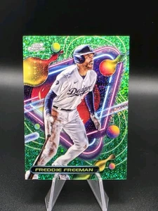 Freddie Freeman /75 - 2023 Topps Chrome Cosmic, Green Space Dust Refractor - Picture 1 of 2