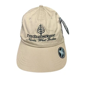 NWT Four Seasons Resort Nevis West Indies Ahead Strapback Golf Hat - Picture 1 of 4