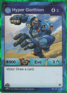 1 x Carta Bakugan Resurgence Hyper Gorthion Evo - ENG 88 RA BR Nuova - Foto 1 di 1