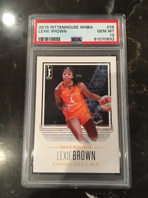 Lexie Brown 2018 WNBA Rittenhouse Los Angeles Sparks Duke RC Rookie PSA 10 - Image 1 of 2