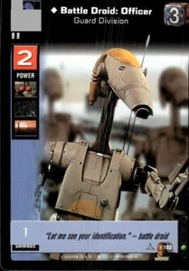 BATTLE DROID:OFFICER 1999 Star Wars Collectible Card Game #103 BUY ANY 2 ITEMS F - Picture 1 of 2