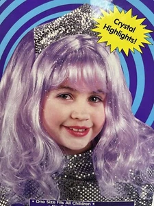Princess Wig Renaissance Fancy Dress Halloween Child Costume Accessory 2 COLORS - Picture 1 of 3
