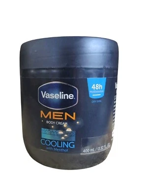 Vaseline Men Body Cream w/Cooling Menthol Moisturizing For Dry Skin 13.52 oz - Image 1 of 3